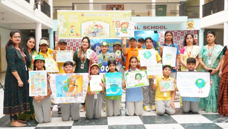 आरआईएस के छात्र-छात्राओं ने लिया पर्यावरण संरक्षण का संकल्पराजीव इंटरनेशनल स्कूल मना रहा पृथ्वी बचाओ सप्ताह
