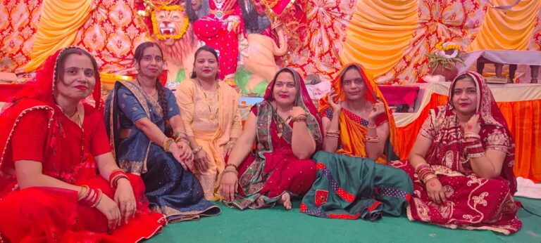मां शेरावाली के जयकारों से गूंज रहा के.डी. मेडिकल कॉलेज